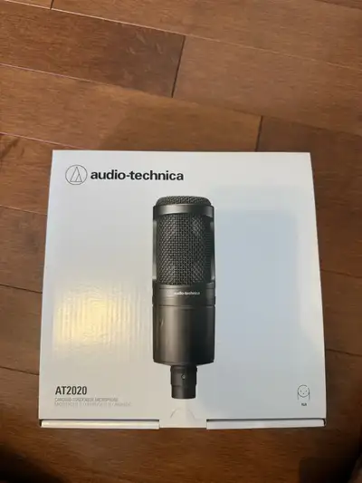 Selling never used AT2020. Comes with box, pouch and mic mount along with paper documents. Bought th...