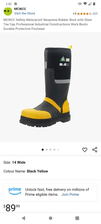 Steel toe safety work boots, View more