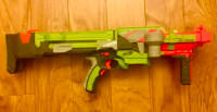 Nerf Nitron Fully Automatic foam disc blaster with batteries.