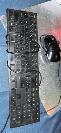 HP keyboard and mouse 