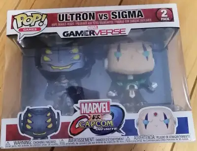 I have for sale a brand new Ultron Vs Sigma Marvel Vs Capcom Infinite Funko vinyl figures 2 pack. I'...