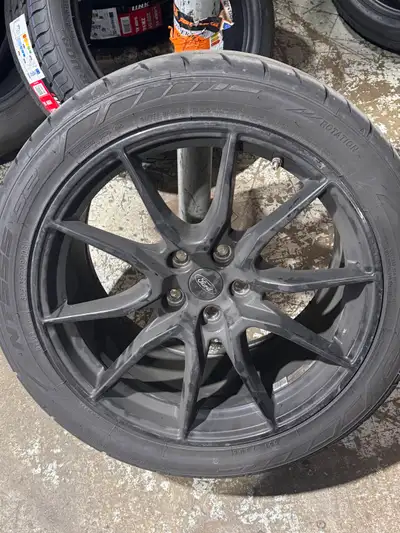 NT555 305/35/19 and 295/35/19 summer tires. FULL SET. ONLY tires, not rims. Tires are off the rims 2...