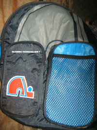 Quebec Nordiques BackPack Blue Travelway NHL 1994 Nice Conditio