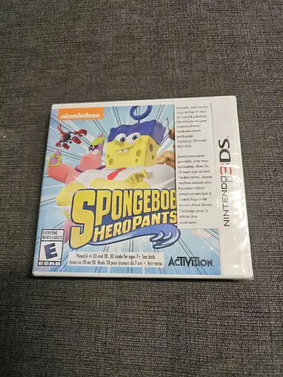 Nintendo 3ds Spongebob heropants , View more