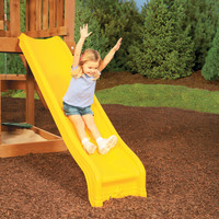 Kids outdoor playset yellow slide