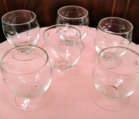 Vintage Glassware, x6 , for Juice, Port
