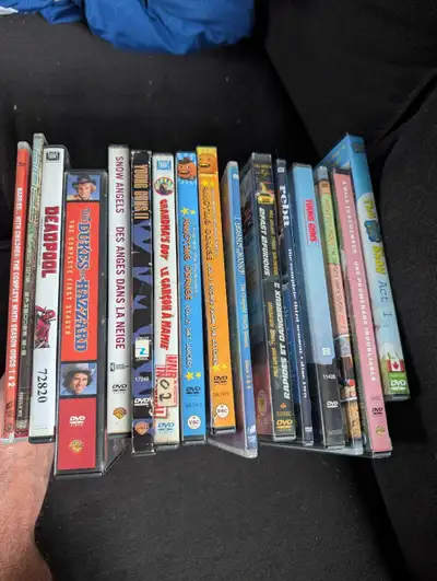 assorted dvds, View more