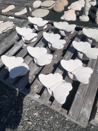 Concrete Butterflies   10 inch and huge 28 inch