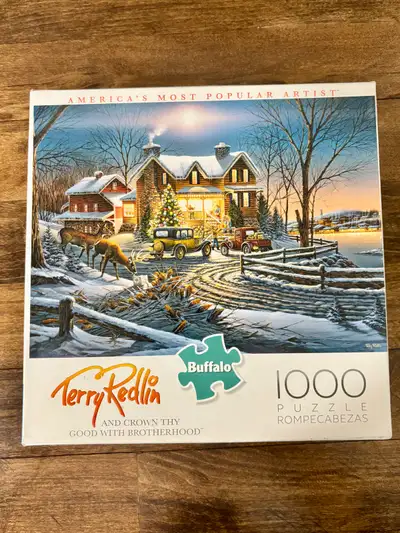 New ! Never used ! This Buffalo Games jigsaw puzzle features artwork by Terry Redlin. It's a 1000-pi...