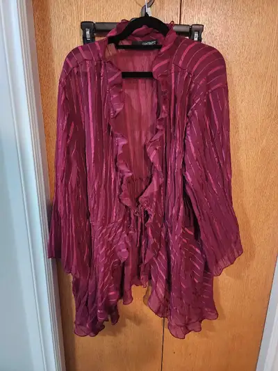 Contempo by Penningtons Purple Plus Top, View more