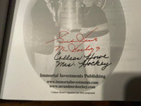 Signed Hockey Books! Gilmour, Dryden, Howe, Messier & More