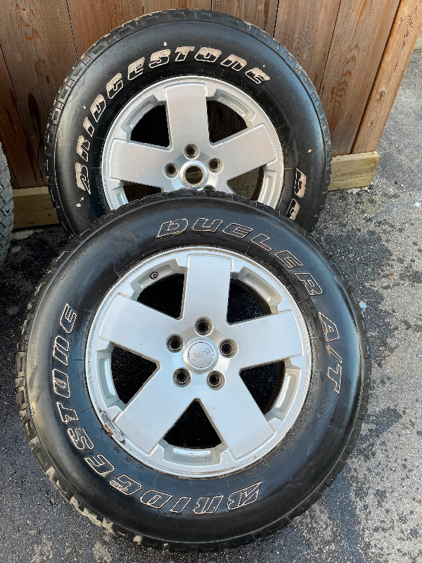 4 wheels  for a Jeep, R18 with tires in Tires & Rims in Abbotsford - Image 3