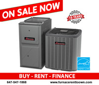 FURNACE / AIR CONDITIONER - RENT to OWN / $0 Down / - $59