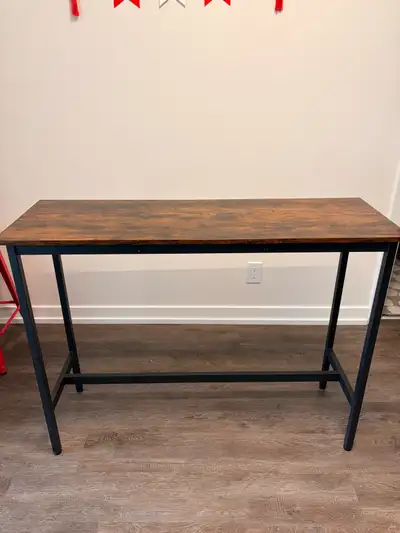 Bar Table, Sturdy Metal Frame High Top Pub Table, View more