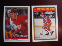 Sergei Fedorov MINT Condition Rookie Cards For Sale !