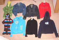 Zip-ups/Hoodies, Winter Jacket, Clothes - sz 12, 14, 16