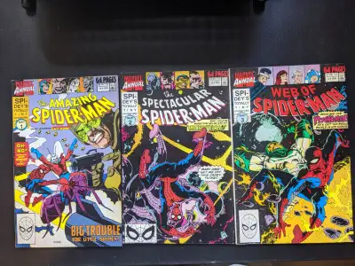 AMAZING SPIDER-MAN ANNUAL #24 WEB OF #6 SPECTACULAR #10 1990, View more
