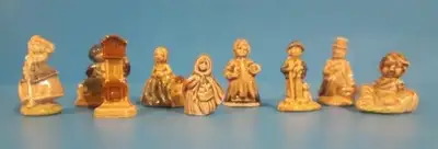 9 Wade Whimsies Red Rose Tea Nursery Rhyme Series Figurines, View more