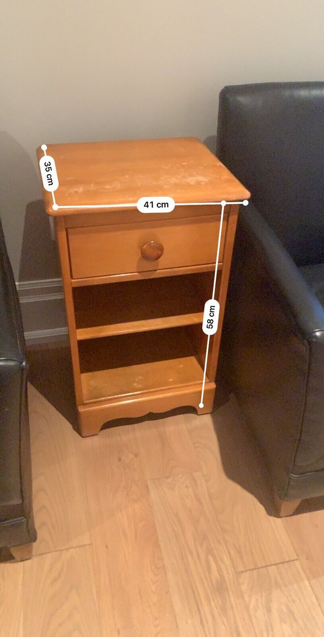 Solid Pine Night table with drawer in Other Tables in City of Toronto
