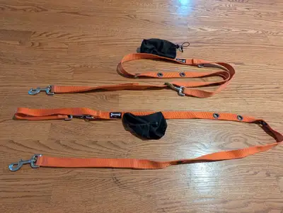 Adjustable length dog leashes, View more