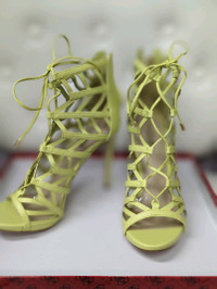 Yellow sandal by Guess 