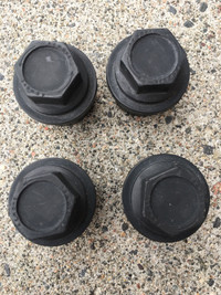 GMC / Chevy plastic  nut covers for hub cabs 