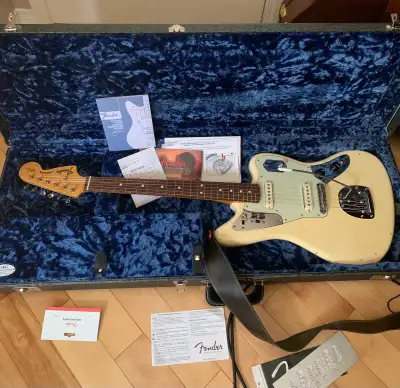  Fender 2011 First-Run Johnny Marr Jaguar + Novak Pups and Mag, View more