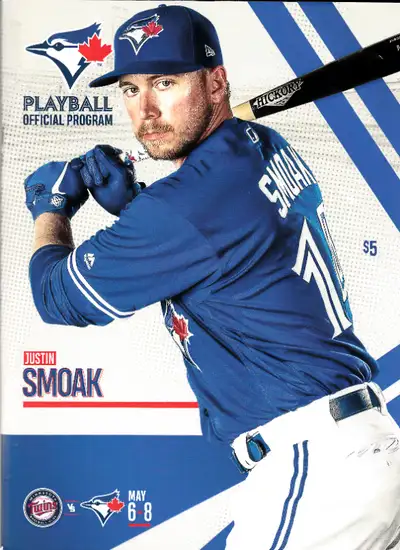 2019 Toronto Blue Jays May 6-8 Scorebook with Guerrero Jr. 1st, View more
