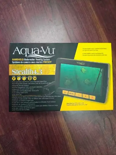 Aqua-Vu Stealth 4.3 BNIB, View more