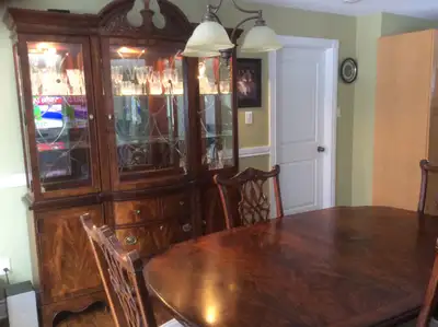 Solid wood dinning room set, View more