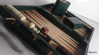 Mallette de Backgammon Vert Forêt