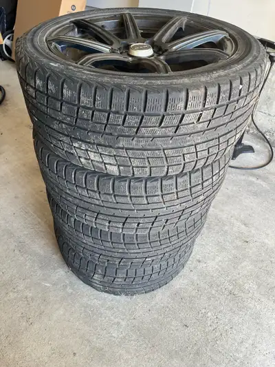 Winter Tires 17" Yokohama Ice Guard iG52C 235/45R17 RTX alloy rims A few scuff marks but otherwise i...
