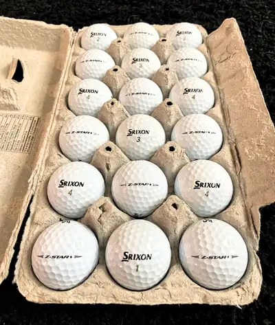 18 Srixon Z-Star Diamond Golf Balls, View more