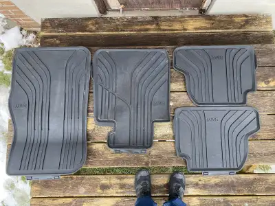 2021 BMW M240i OEM Rubber Mats Complete Set lightly used.