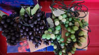 Purple and Green grapes - light up