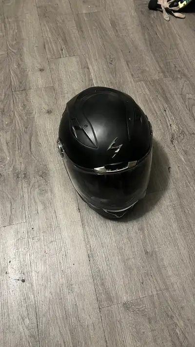 The guy i bought my motorcycle off had given me this helmet in addition but i have no use for it now...