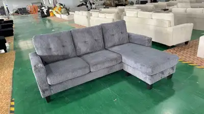 Structube Corduroy Couch - Brand New, View more