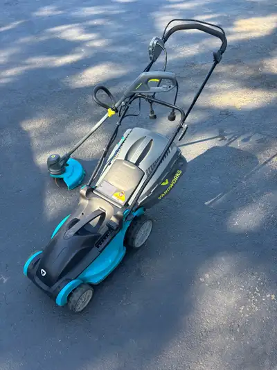 Yardworks 14” Mower and weed whip. Like Brand New, belonged to in-laws who barley used it. Bought la...