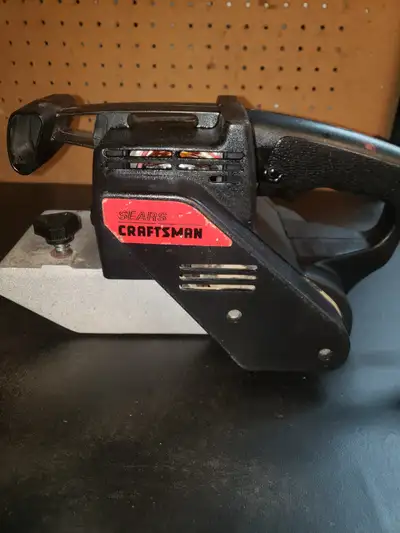 Craftsman belt sander in excellant condition. Belt size is 3" x 21" long. Works great. Comes with or...