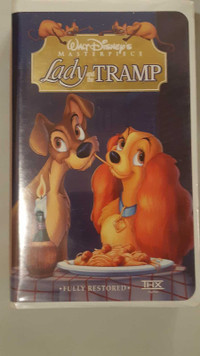 Vhs Disney lady and the tramp 