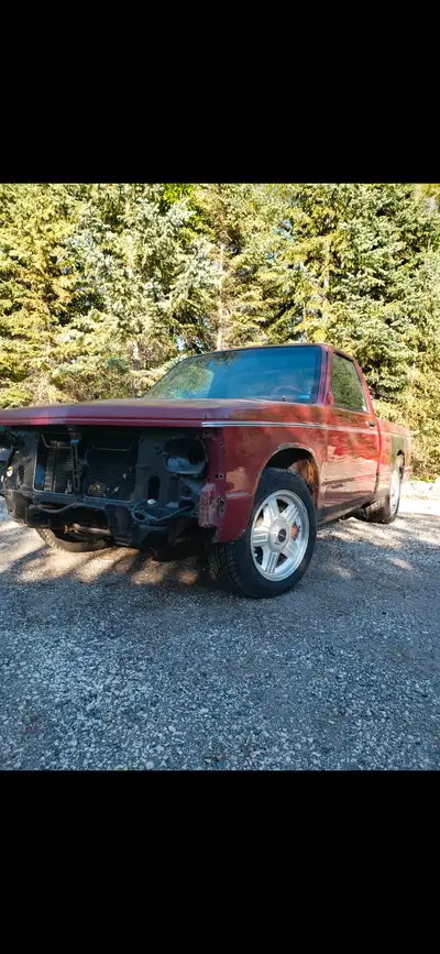 4 cyl. New box wells . Did rockers and cabs . Have new doors fenders in box . Seconds truck for part...