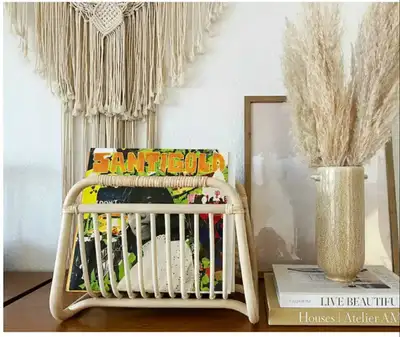IKEA Buskbo RATTAN  Magazine Rack , View more