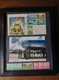 Canada US Germany framed ww2 collectables 