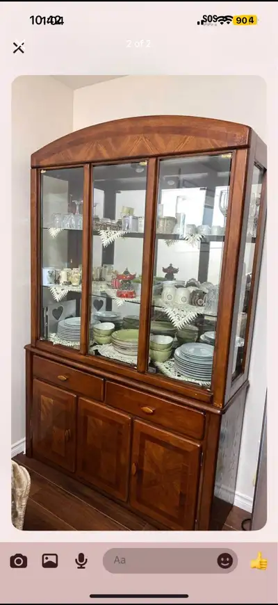 Wooden China Cabinet, View more