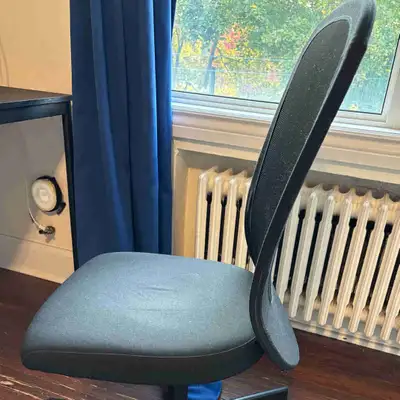 Bought last year. It’s in excellent condition, clean, sturdy, and very comfortable to sit on.