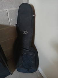 Guitar with stand and case