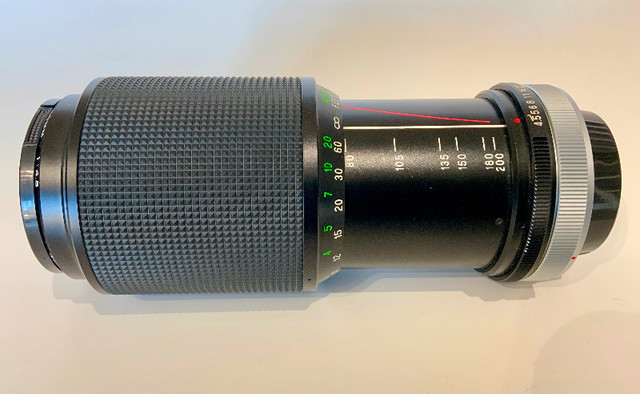 Vvitar 80-200mm f/4.5 zoom lens for Canon FD in Cameras & Camcorders in Peterborough