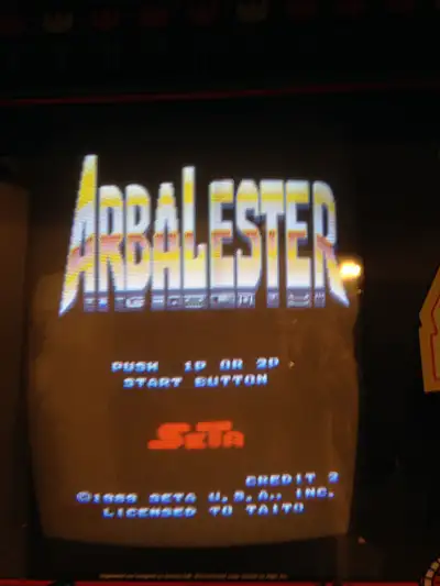 I have available a used Arbalester PCB for sale - Jamma. This was working when pulled out of arcade...