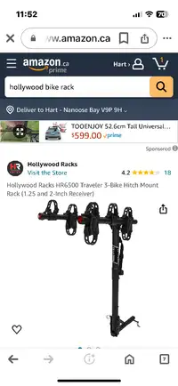 Hollywood 3 Bike Carrier