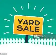 huge yard sale, View more